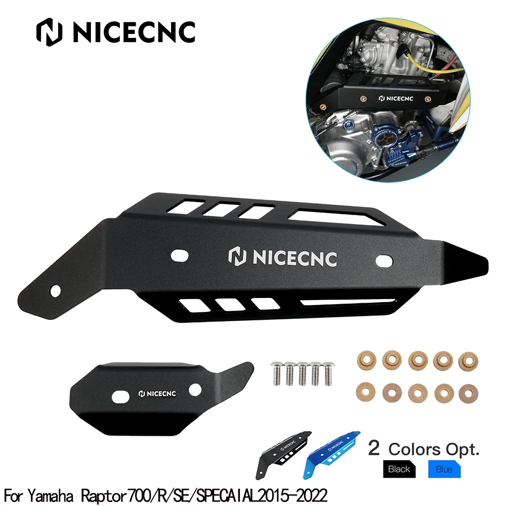 NICECNC Mid Pipe Heat Shield Guard Protector ATV Cover For Yamaha
