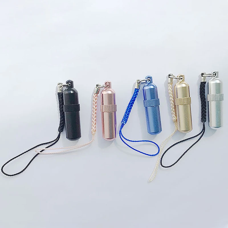 

Mini Metal Capsule Type Universal Capacitive Screen Touch Pen Plastic Stylus Tablets Pens With Dust Plugs Cell Phone Pen