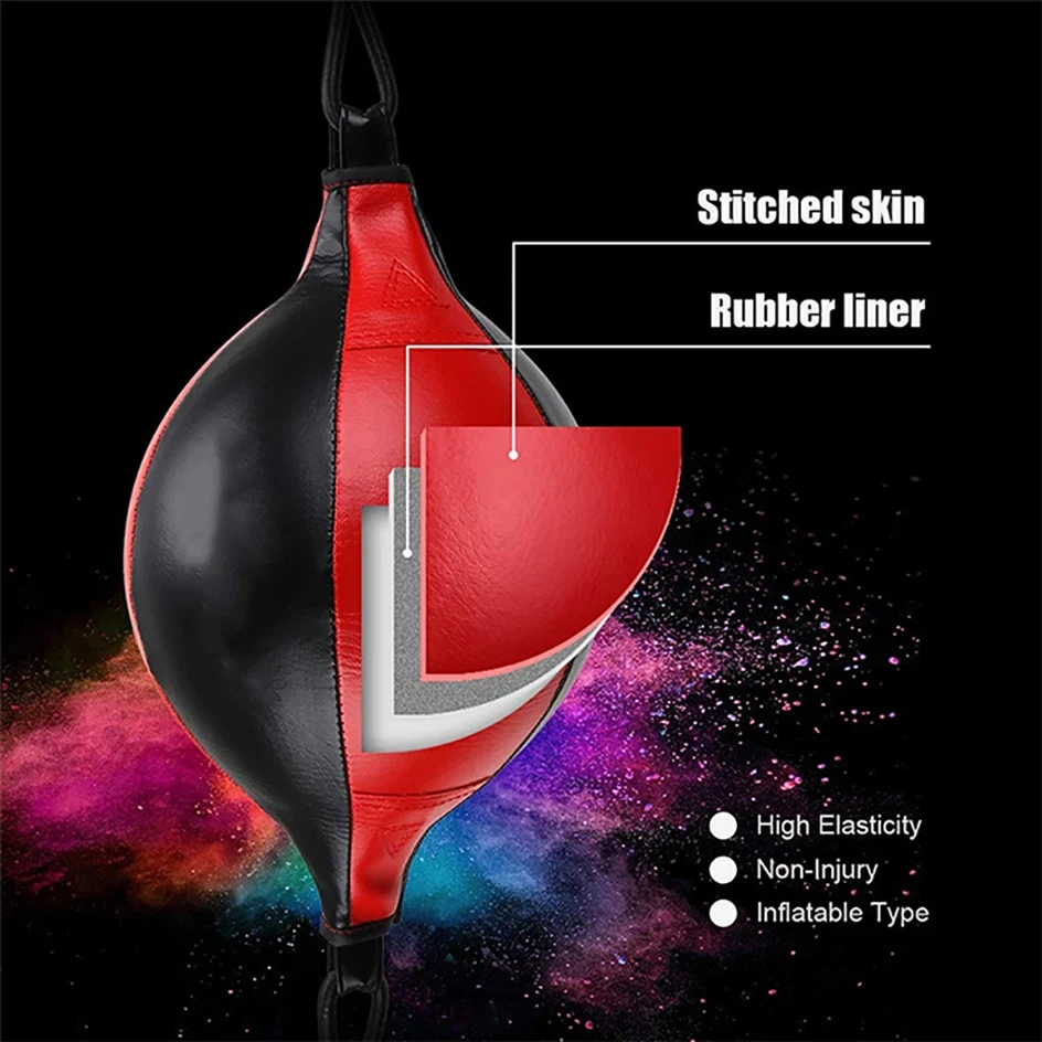 Quality PU Punching Ball Pear Boxing Bag Training Reaction Speed Speed Balls Fitness Training Hanging Boxing Ball