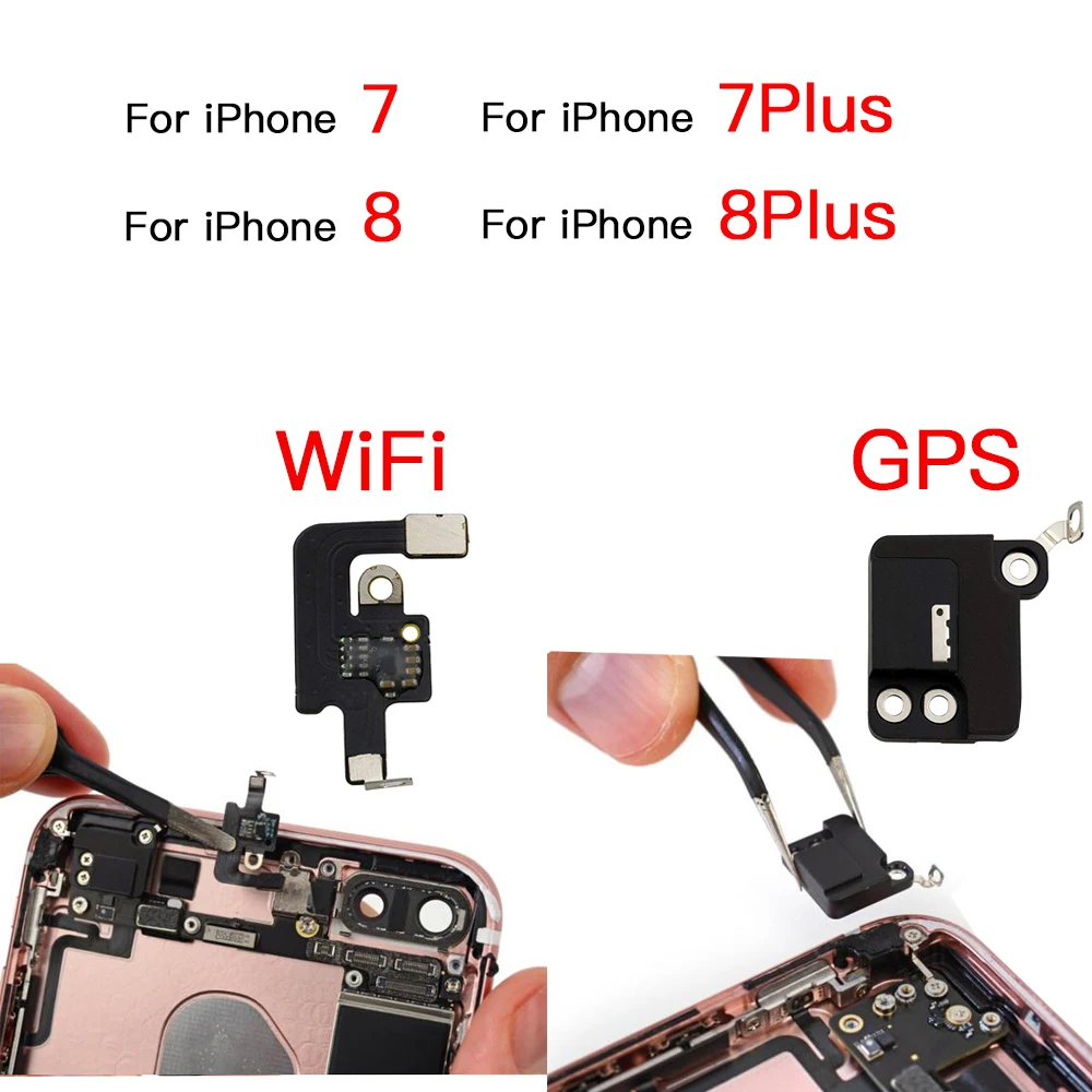 WiFi Signal Antenna Flex Cable And GPS Cover For iPhone 7 7P 8 Plus