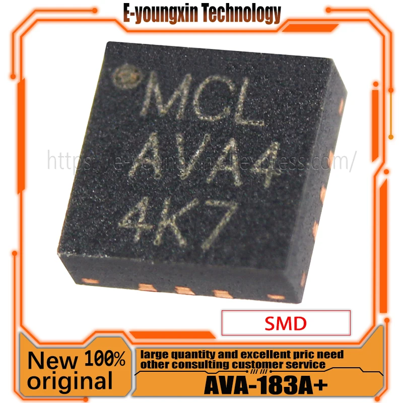 100% Originale Nuovo Blocco Di Guadagno Ava-183 Ava-183P + Ava-183A + Smt, 500 - 18000 Mhz, 50 Ohm