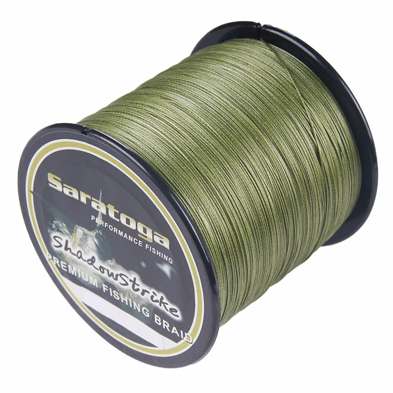 Saratoga 8 Strands Braided Fishing Line 1000m 6lb 8lb 10lb 15lb 20lb 30lb  Multifilamnet Fishing Wire