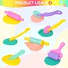Cartoon 3D Animal Play Dough Molds DIY Creation Tools For Kids Toddlers Various Animal Molds Rolling Pins Clay Dough Accessories 4