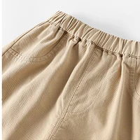 Nouveau pantalon sarouel en coton brodé de dessins animés pour tout-petits, collection automne 2026 – Pantalon décontracté en jean rayé ample pour bébé garçon 6