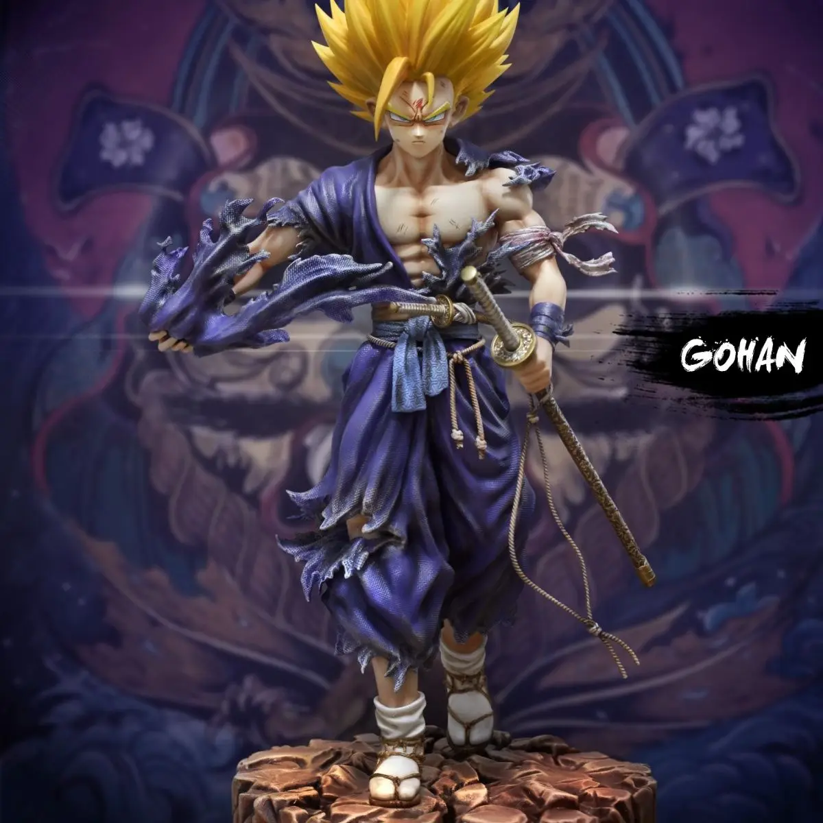 

13-28cm Dragon Ball Anime Figure Model Son Gohan Figure Gk Super Saiyan Action Figure Pvc Model Figurine Doll Toys For Kids