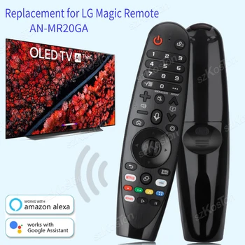 Télécommande de remplacement pour LG Magic avec fonction vocale pointeur, compatible avec Netflix, Smart TV, UHD, OLED, QNED, TV