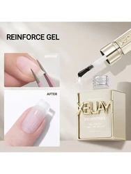 3 - in - 1 Clear Hard Builder Gel - Professional Nail Extension & Strengthening Formula (15ml) (REINFORCE GEL)