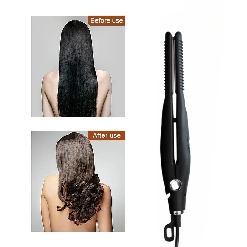 2 In 1 Hair Straightener Hair Curler Professional Ceramic Flat Iron For Short Hair Women And Men Beard Straightener 5