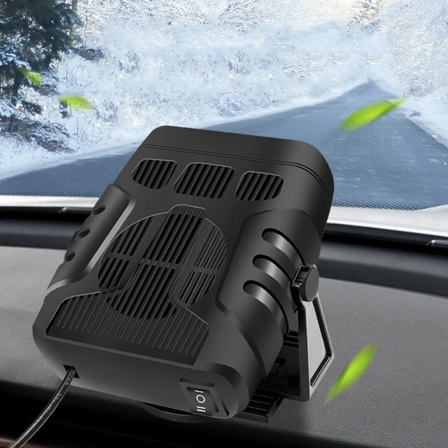 24V Elektrische Auto Defroster Tragbare Inter Teile 12V Hilfs  Leistungsstarke Heizung 360 Rotation Windschutzscheibe Heizung Klimaanlage  - AliExpress