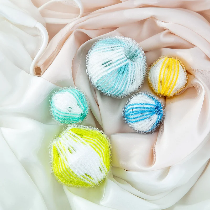 Laundry Ball Laundry Hair Catcher 4pcs Magic Washing Machine Hair Remover Laundry Ball Clothes Personal Care Hair Ball Cleaning Grabs Fuzz Random Color