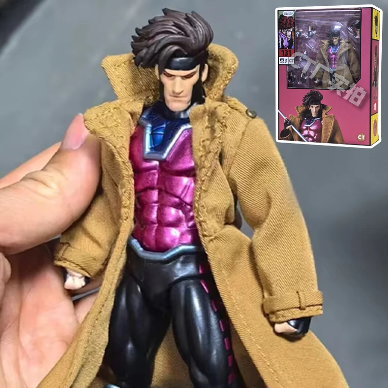 Ct Toys In Stock Gambit Figure Mafex 131 X-Men Wolverine Shf Anime Action Figure Figurine Statue Model Kids Toy Customized Gift