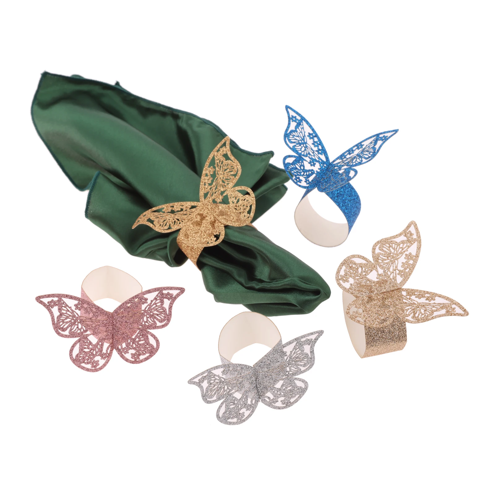3D Butterfly Napkin Ring 50pcs