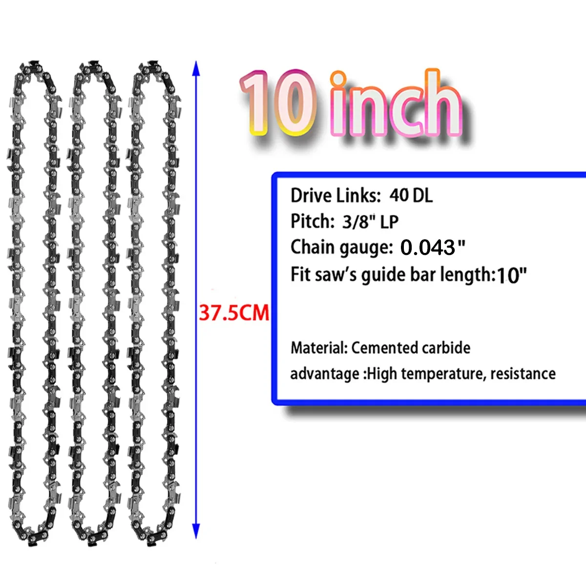 3Pcs-10inch 40 DL