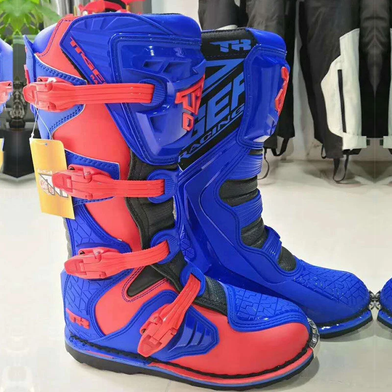 MotorcycleOffroadLongBootsMotocrossRacingbootHardgearRidingKneeHighShoesHeavy