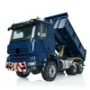 RTR LESU 1/14 RC Hydraulic Dump Truck 6X6 Remote Control Vehicle Dumper Smoking Unit Brushless Motor Hook Model Light Sound Set 4