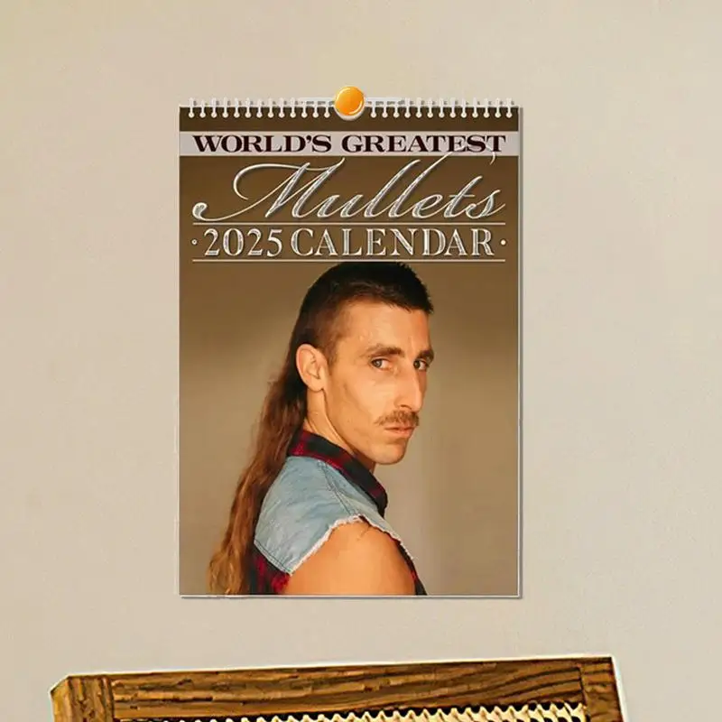 Mullet Calendar Hair Stylist The Worlds Greatest Mullets Calendar For Family Funny Journal