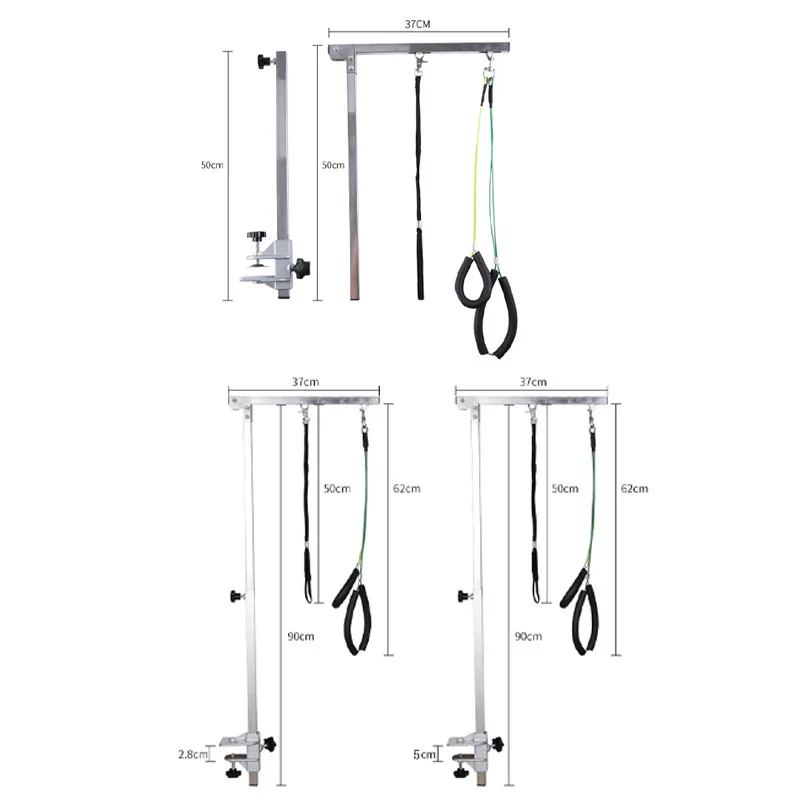 Portable Pet Dog Grooming Table Arm W/Clamp Height Adjustable Foldable For Bath Desk pet grooming table