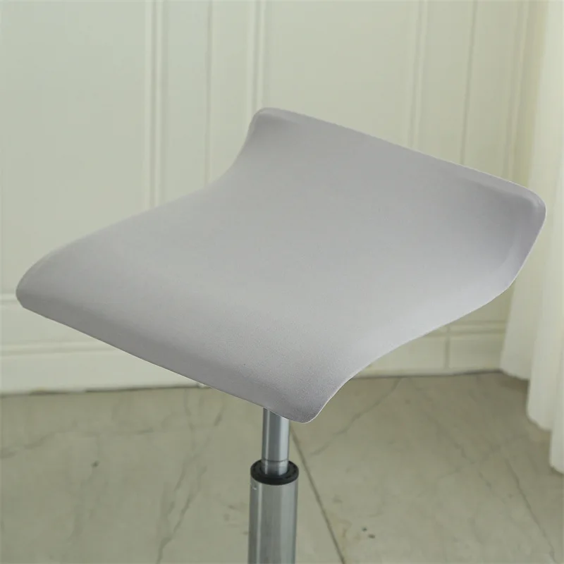 1pc Cashier Square Chair Cover Elastic Home Hotel Bar Rotating Lifting Swivel Chair Seat Cover Covers Stretch Bar Stool Covers 4