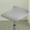 1pc Cashier Square Chair Cover Elastic Home Hotel Bar Rotating Lifting Swivel Chair Seat Cover Covers Stretch Bar Stool Covers 4