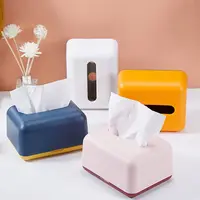 Plastic Tissue Case Car Tissue Box Home Living Room Decoration Bedroom Kitchen Desktop Nordic Large Storage Box Napkin Holder 1