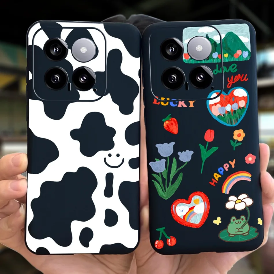 Cute Love-Heart Candy Color Soft Silicone Protective Phone Case