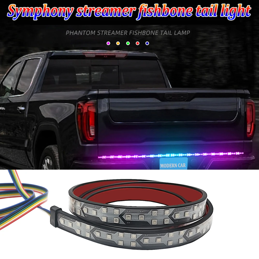 รูปสินค้า สายไฟ LED ปรับสีได้ สำหรับรถยนต์และรถบรรทุก