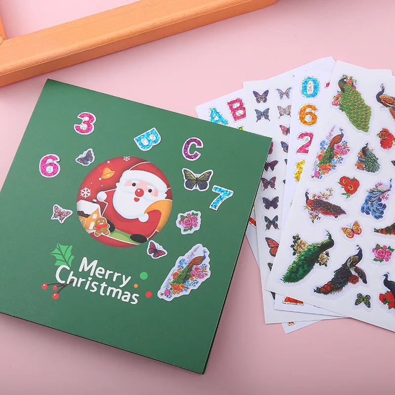 10 Sheets Alphabet Stickers Self Adhesive Letter Stickers Metallic Finish for Diy Scrapbook Birthday Card Craft Scrapbooking