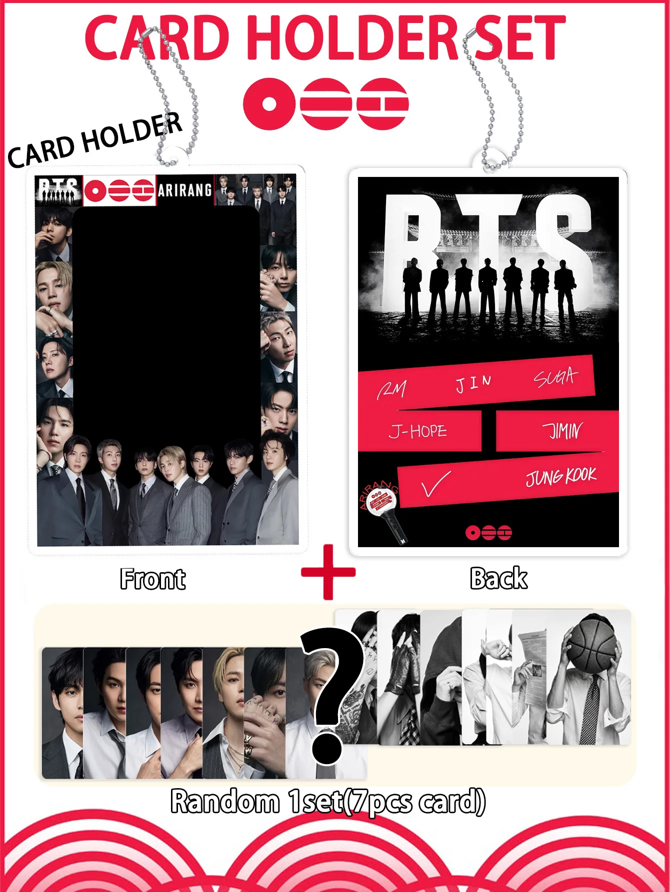 Premium Kpop Collectible Card Holder – High-Quality Display & Fan Merchandise Accessory