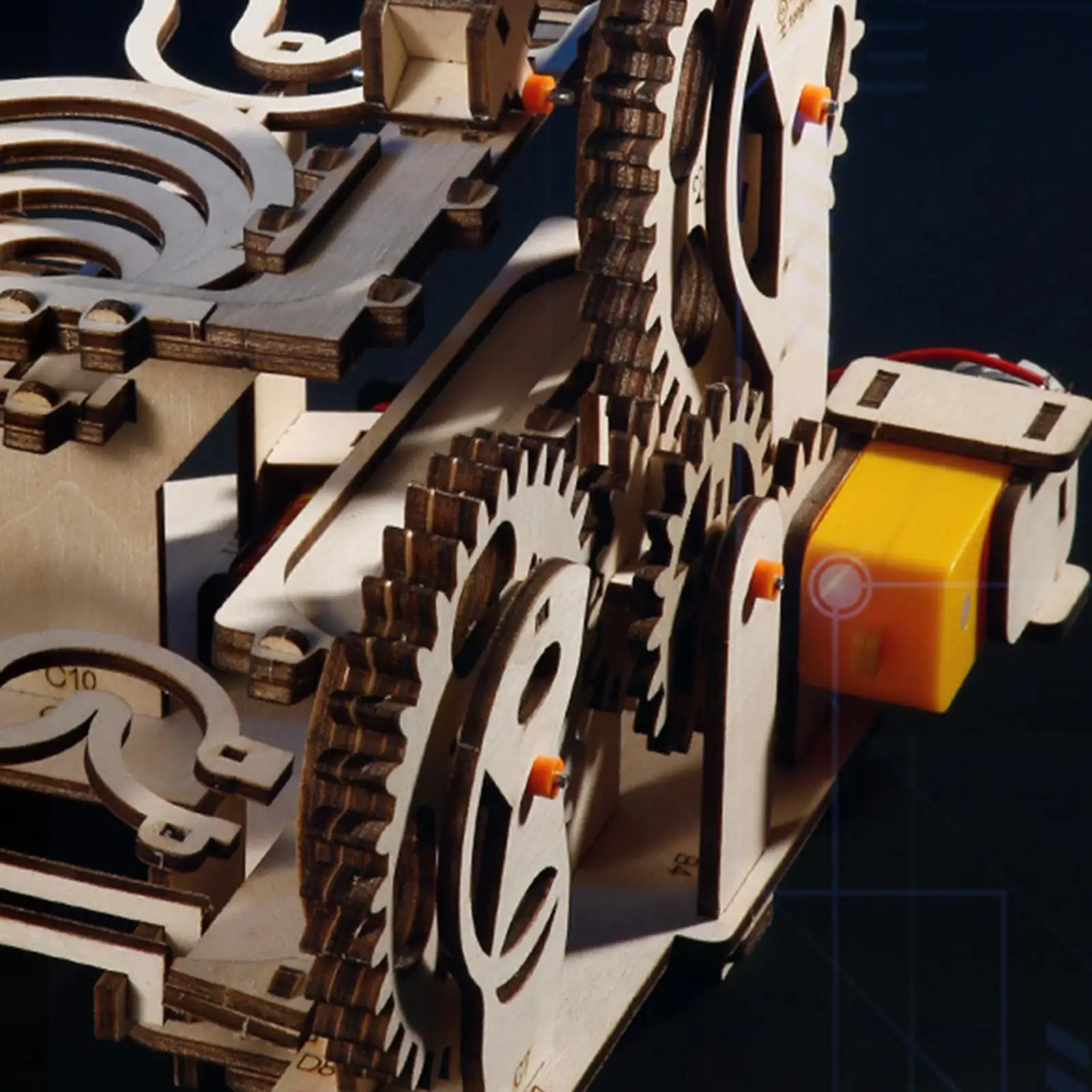 Marble Run Self Assemble Electrical 3D Wooden Puzzle for Holiday Hobby Marble Run Self Assemble Electrical 3D Wooden Puzzle for Holiday Hobby