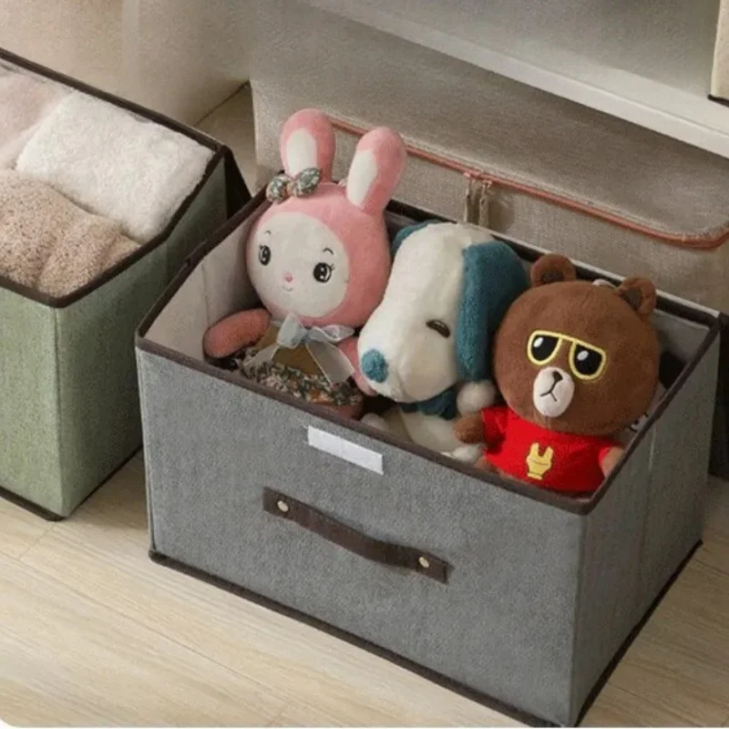 Non Woven Fabric Foldable Storage Box for Clothes Underwear Socks Toys Wardrobe Drawer Organizer Dustproof Home Organization 6