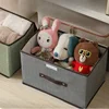 Non Woven Fabric Foldable Storage Box for Clothes Underwear Socks Toys Wardrobe Drawer Organizer Dustproof Home Organization 6
