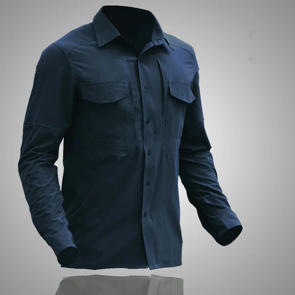 Men's New Clothing Lightweight Men Shirt Quick Dry Tactical Shirt