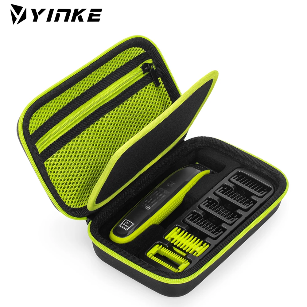 

Yinke EVA Hard Case for Philips One Blade QP2520 QP2530 QP2620 QP2630 Electric Shaver Waterproof Protective Cover Storage Bag
