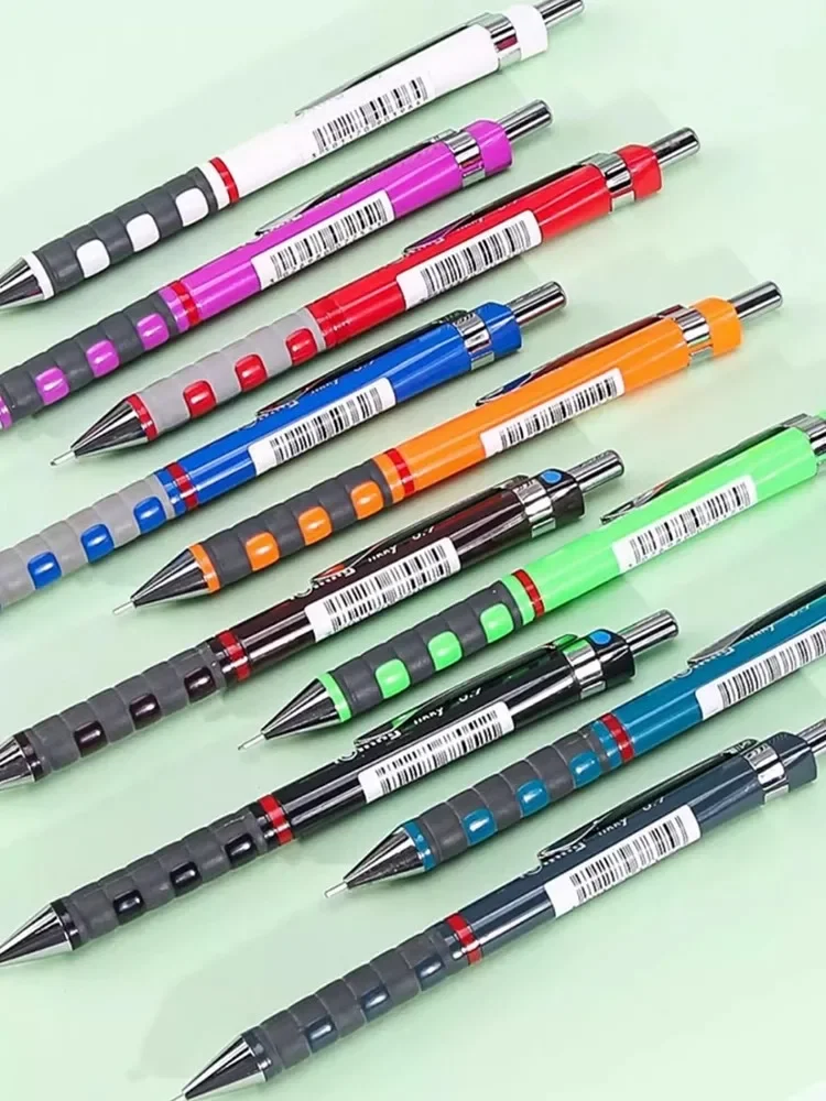 Rotring Tikky Mechanical Pencils 0.5/0.7mm Lightweight Automatic Press Pencil Student Writing Drawing Design Activity Pencils 3