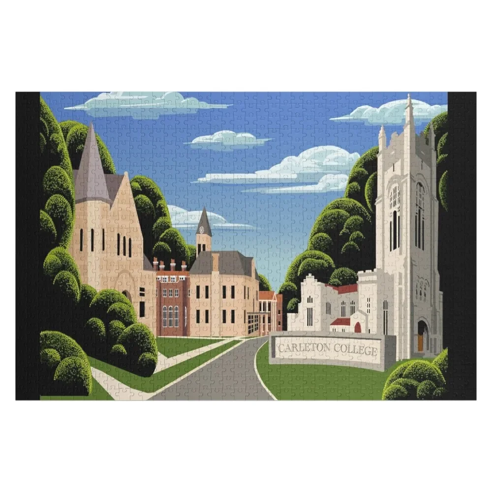 

Carleton College Campus Jigsaw Puzzle Personalized Child Gift Personalized Gift Married Custom Photo Puzzle