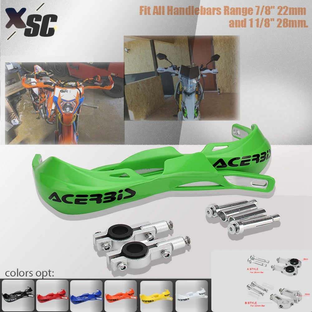 

For KTM HONDA YAMAHA Kawasaki ATV Dirt Bike MX Motocross Hand Protection 7 Colors Universal Handguard Handle Bar Guard Shield