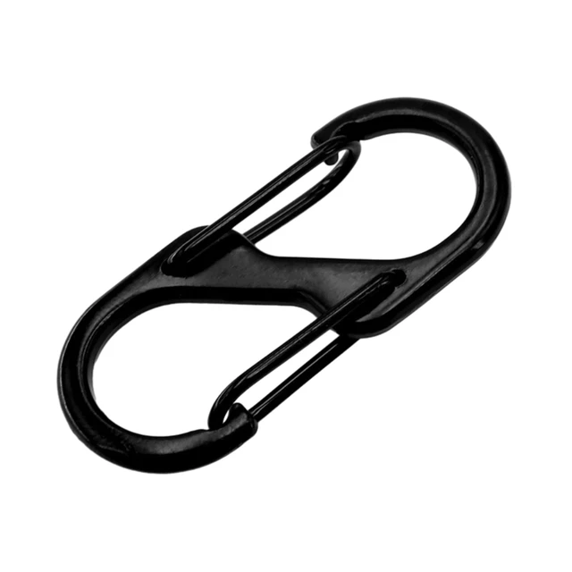 Lot De 10 Mousquetons Porte-clés En Forme De S - Double Extrémité, Petit Format - Pour Sac à Dos, Laisse Chien, Randonnée