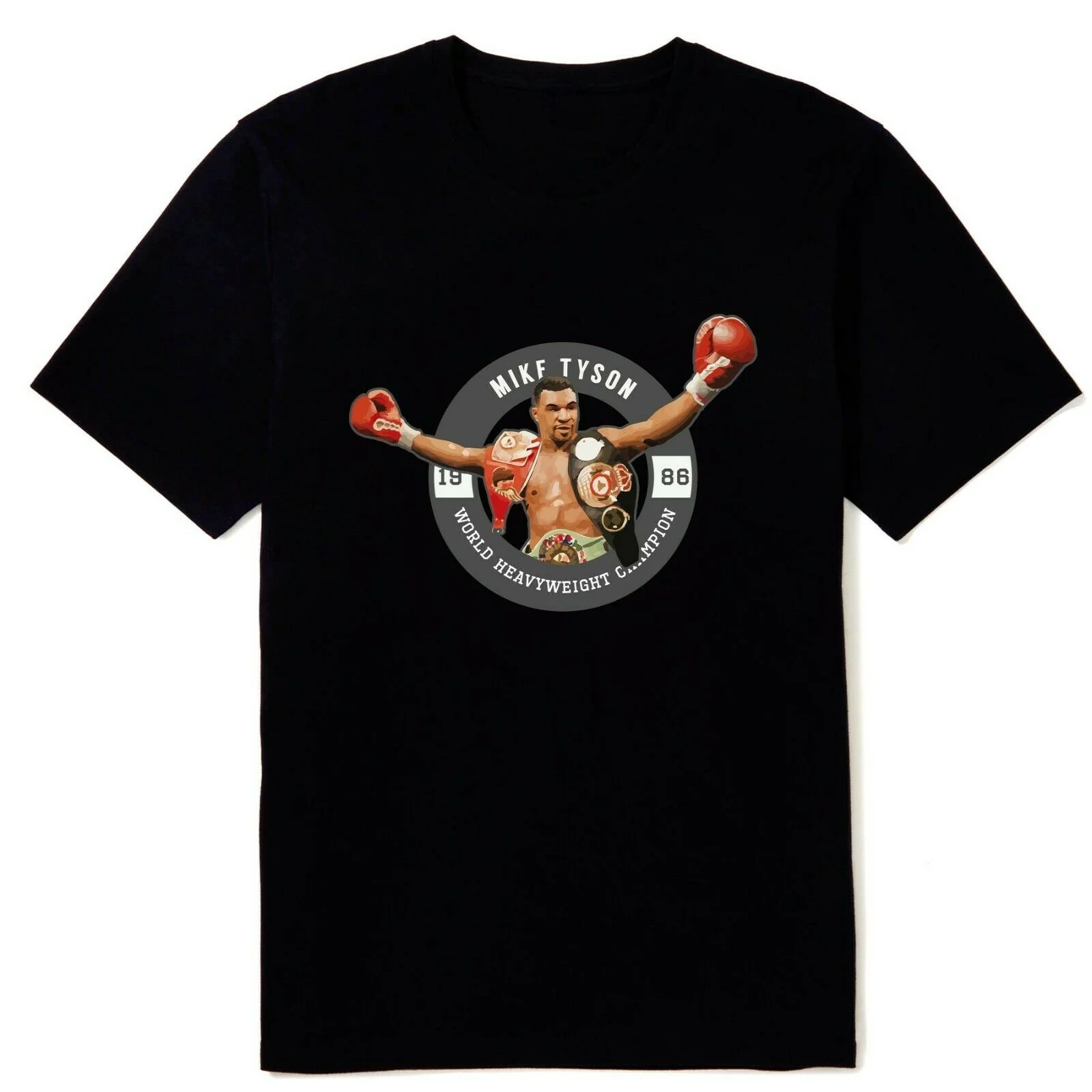 World Heavyweight Champion Mike Tyson Boxer T Shirt 100 Cotton O Neck Summer Short Sleeve