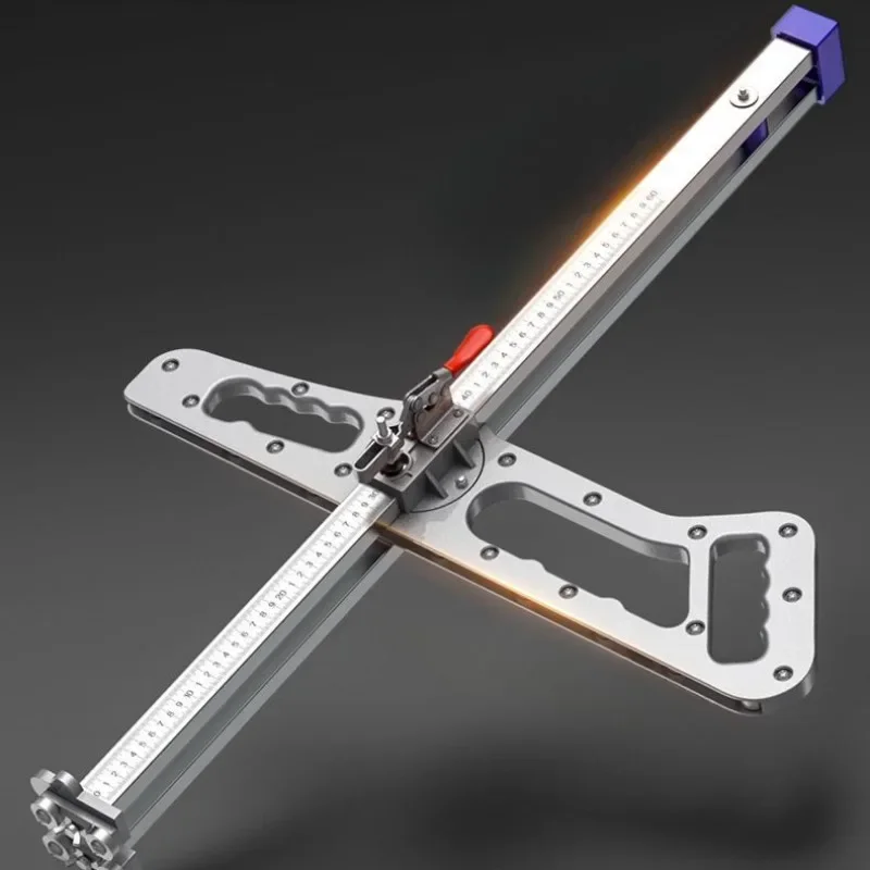 Plasterboard Cutting Push Knife Folding Stainless Steel Cutting Board High Precision Hand Wheel Woodworking Hand Tools 4