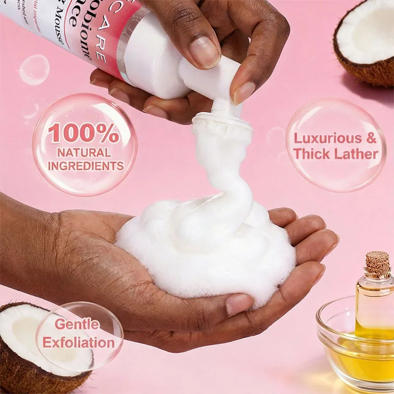 AFCARE Gentle Cleansing Mousse Face Wash for Sensitive Dry Skin - Soothing Daily Hydrating Cleanser That Removes Oil Buildup - 2