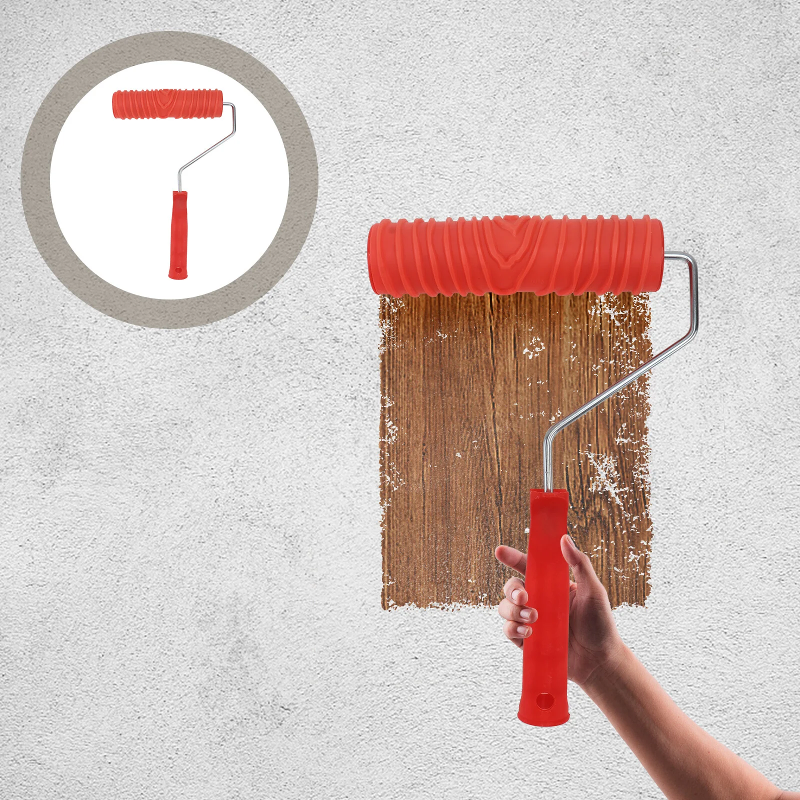 Wood grain stencil roller best sale