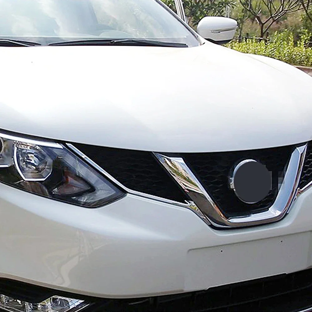 Kühlergrill Leisten Grillleisten Für Nissan Qashqai J10 2006 2014 Chrom 8x