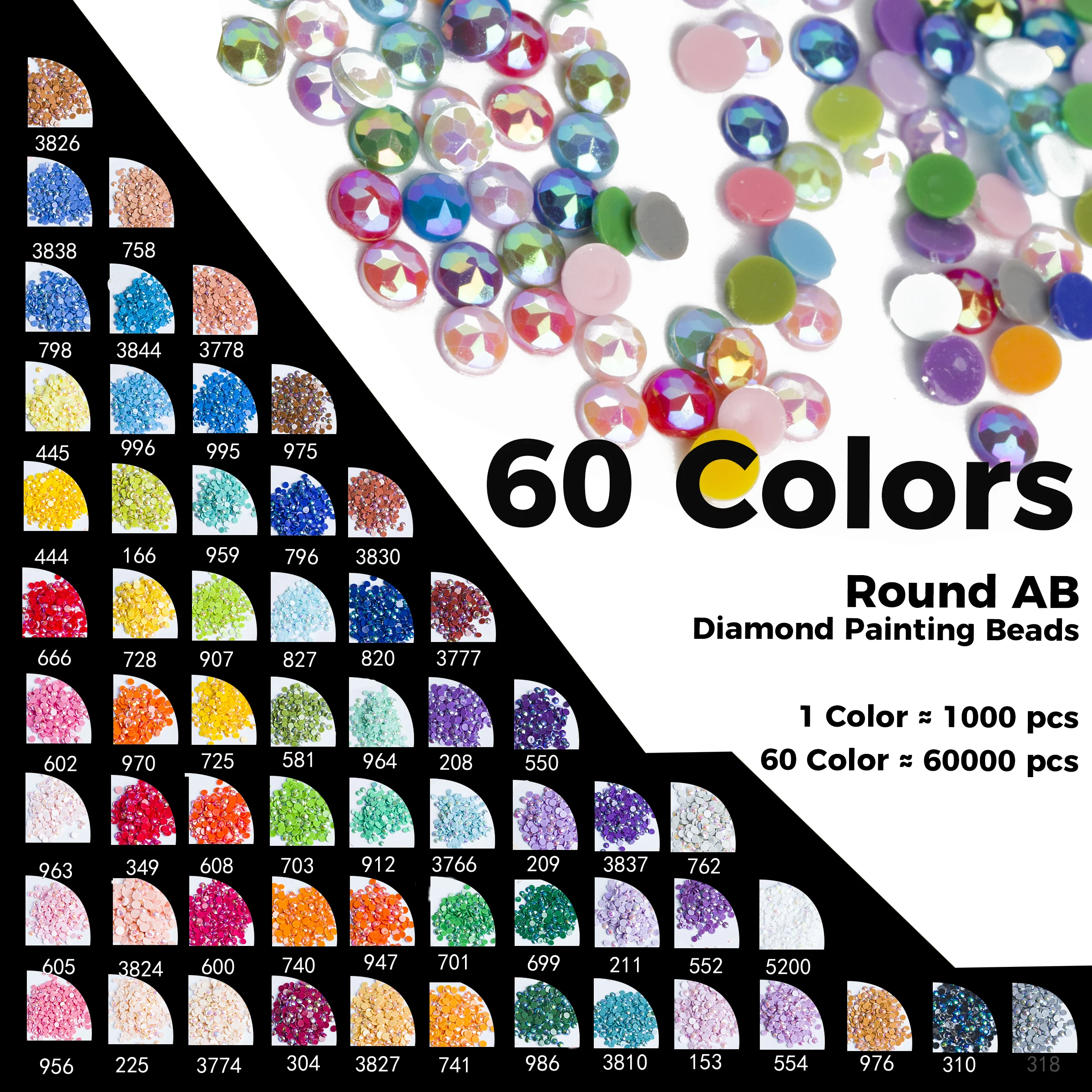 60-Color Diamond Painting Drills 2
