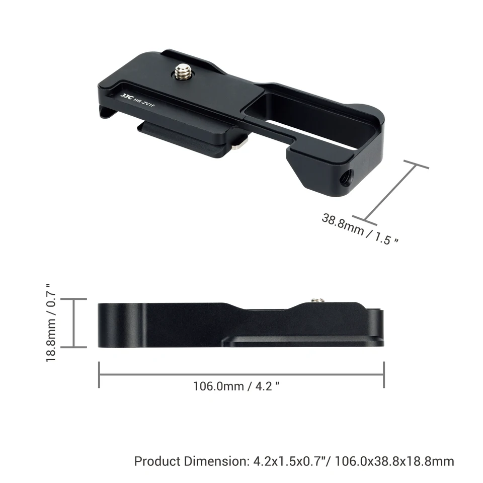 Jjc-Sony ZV-1F用カメラ三脚,arca型,クイックリリースプレート,カメラ