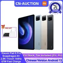  Xiaomi 2023 Mi Pad 6 PRO Tablet Snapdragon 8+ 11inch 144Hz 2.8K Display 4 Stereo Speakers 8600mAh 67W Fast Charger Android 13 