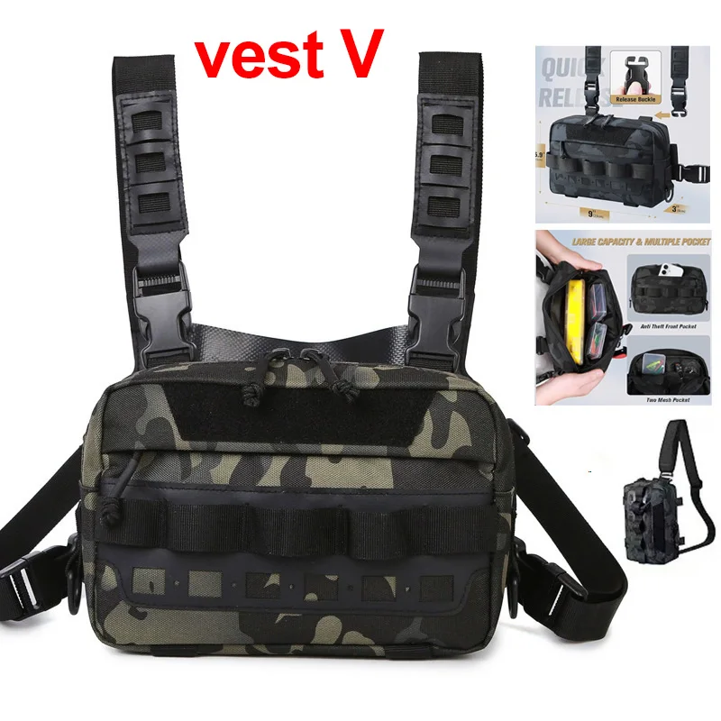 Tactical Multi-Use Chest Vest Pack
