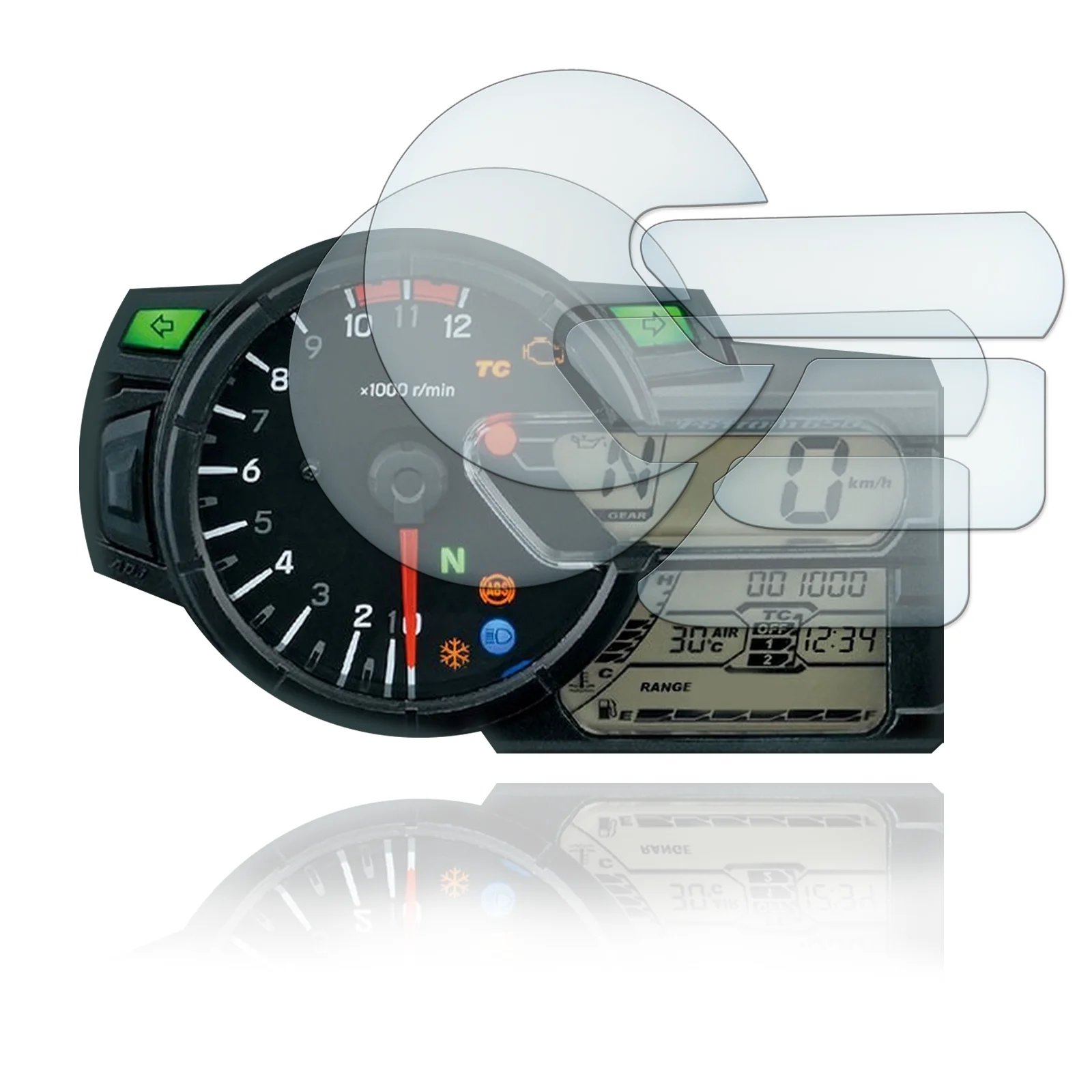 Motorcycle Screen Protector Motorcycle Instrument Cluster Scratch Protection Film Screen Protector For SUZUKI V-Strom 650 DL1000 V-STROM650 V-STROM1000
