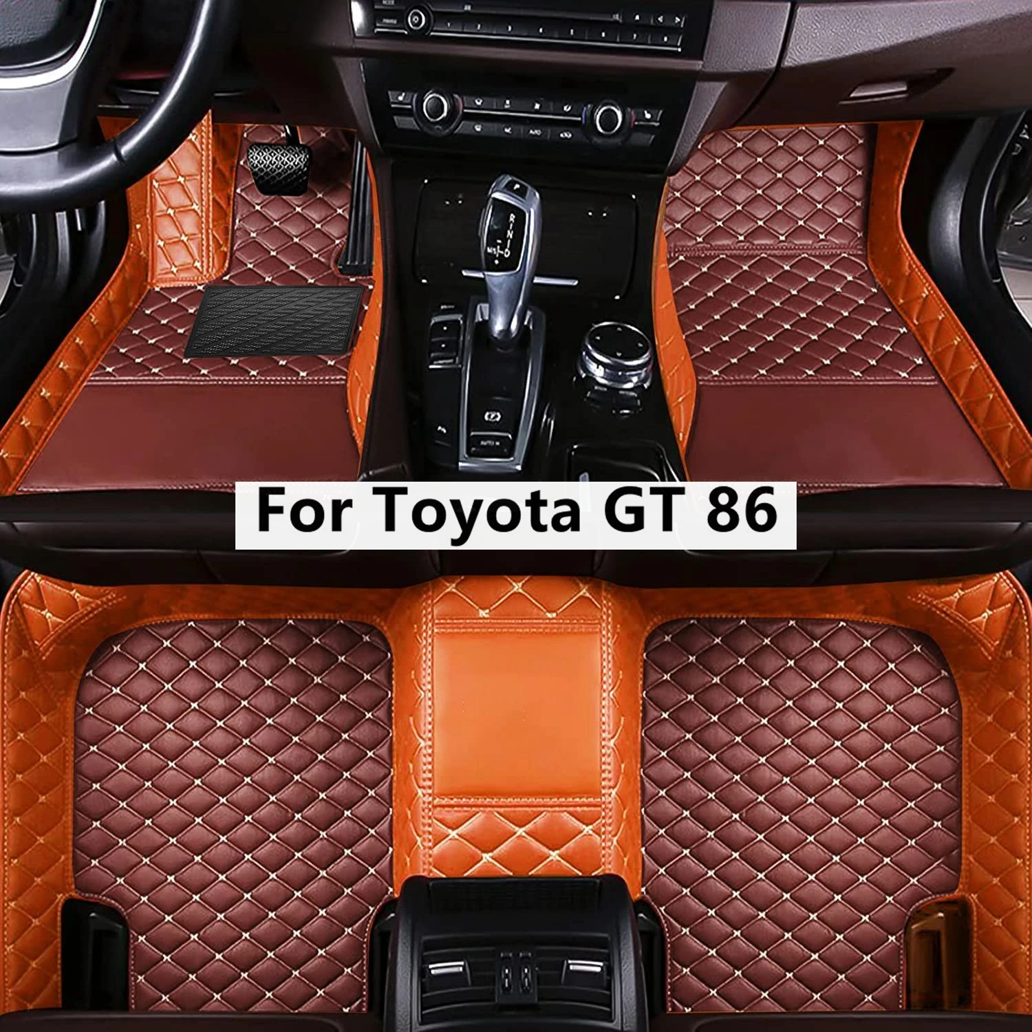 

Color Matching Custom Car Floor Mats For Toyota GT 86 Auto Accessories Foot Carpet