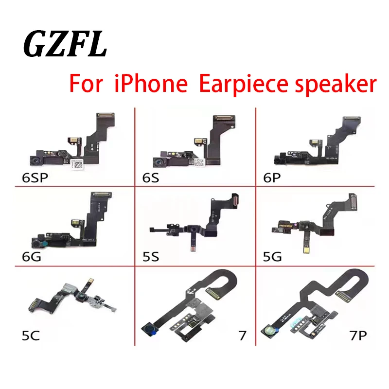 

Original Speaker For iPhone 6 6plus 6s 6splus 7 Proximity Sensor Sound Earpiece Speaker Flex Cable Phone Parts