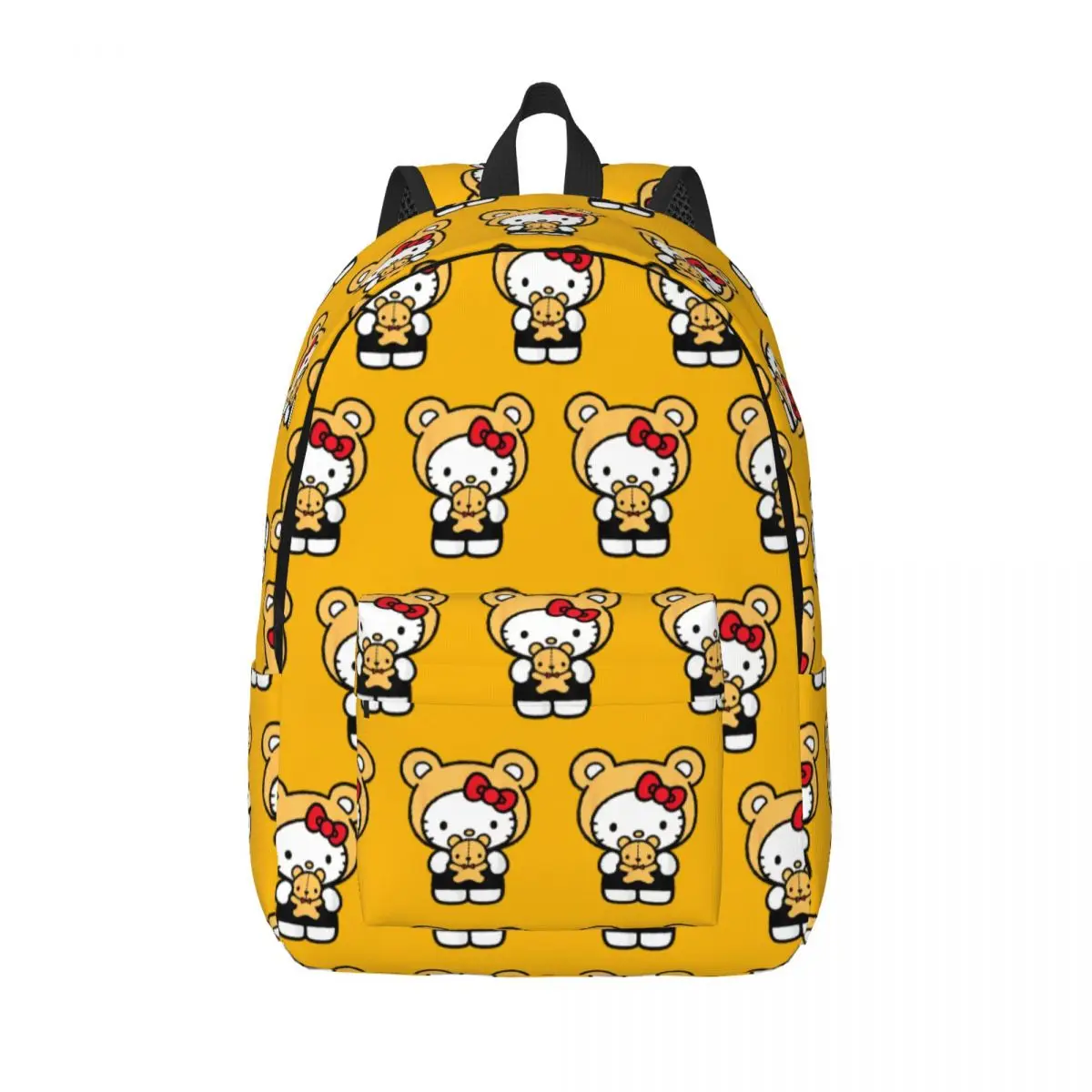 Hello Kitty Teddy Bear Dress Up Zaino Per Uomo Donna Fashion High School Business Daypack Laptop Canvas Bags Outdoor